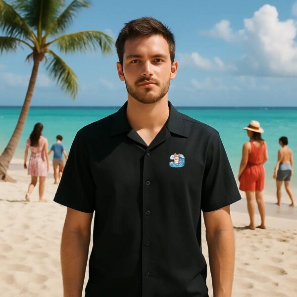 Witty Magpie Hawaiian Shirt - Image 2