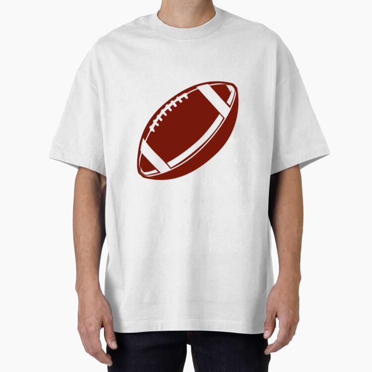 American Football Ball Cut Out T-Shirt