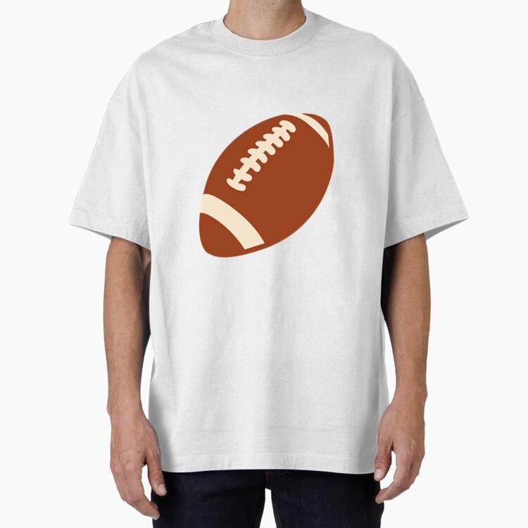 American Football Ball Flat Design T-Shirt
