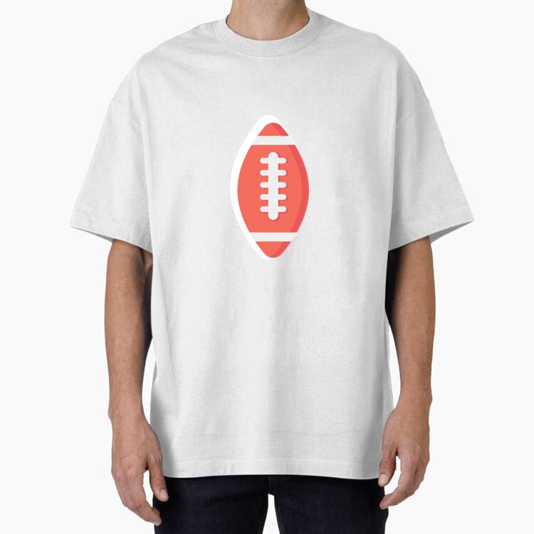 American Football Ball Flat Icon T-Shirt