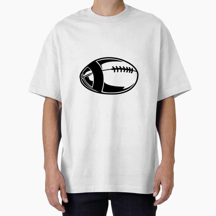 American Football Ball Game High Contrast T-Shirt