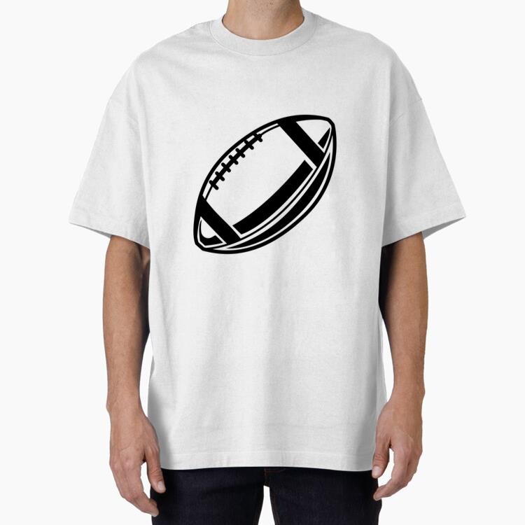 American Football Ball High Contrast T-Shirt