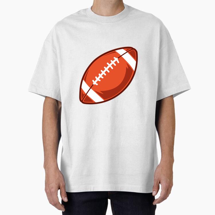 American Football Ball Side Illustration T-Shirt