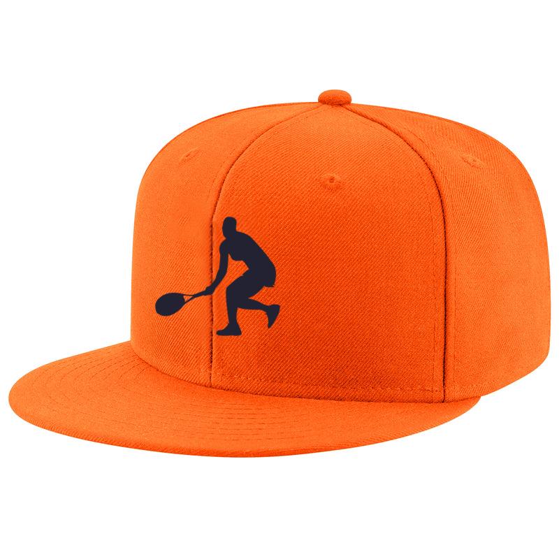 Female Playing Tennis Silhouette Cap