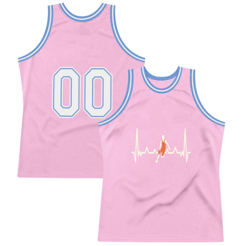Heartbeat With Basketball Player Basketball Jersey