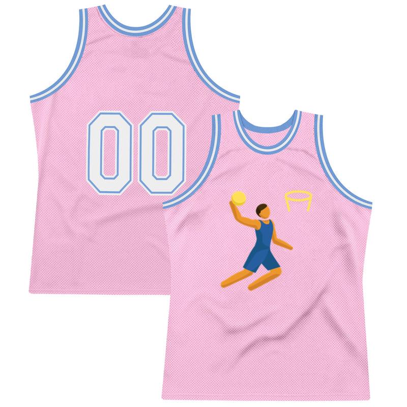 Man Playing Basketball Flat Basketball Jersey