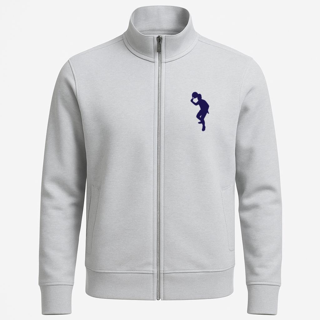 Silhouette Of A Tennis Player Holding A Racket Jacket